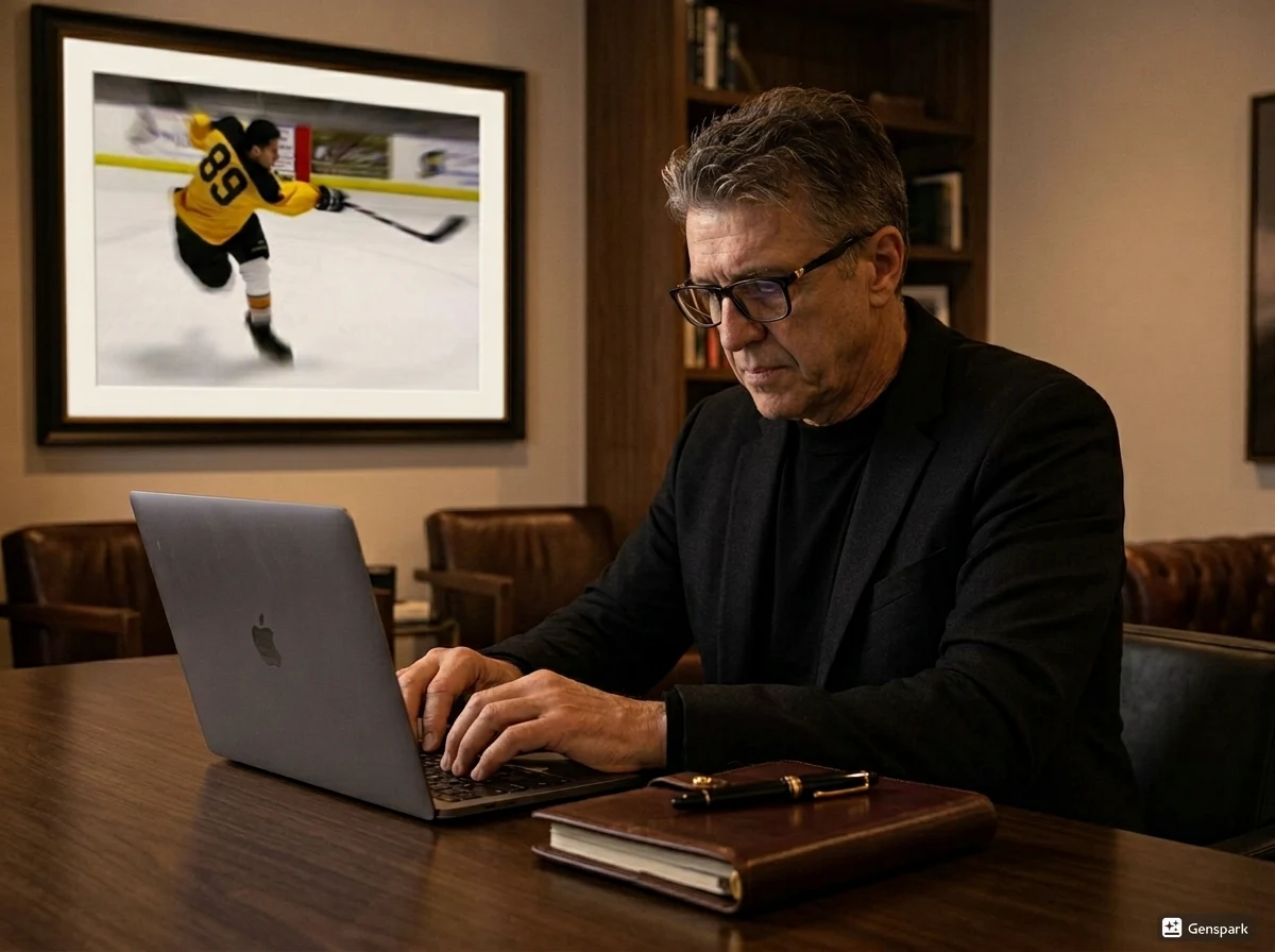 Alonso García Puentes escribiendo